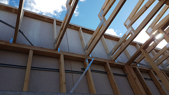 Wall framing during a dental fit-out